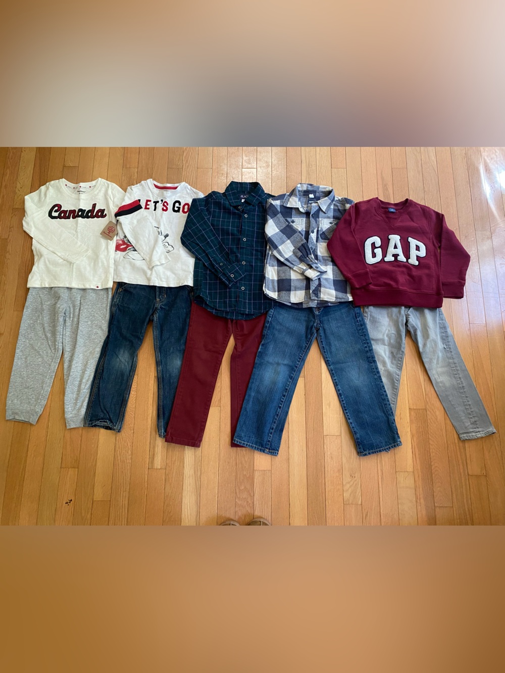 BabyGAP, Old Navy. Various Brands 10 piece Lot/Bundle Boys Size 5 Shirts & Pants